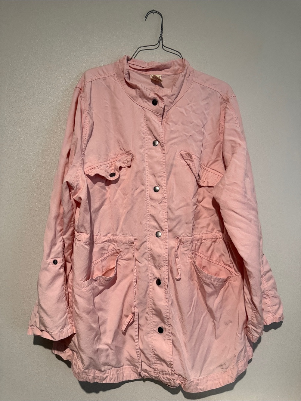 Faded Glory Light Pink Utility Jacket